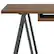 Alt View 14. Simpli Home - Sawhorse industrial 60 inch wide solid walnut wood and metal desk - Walnut.