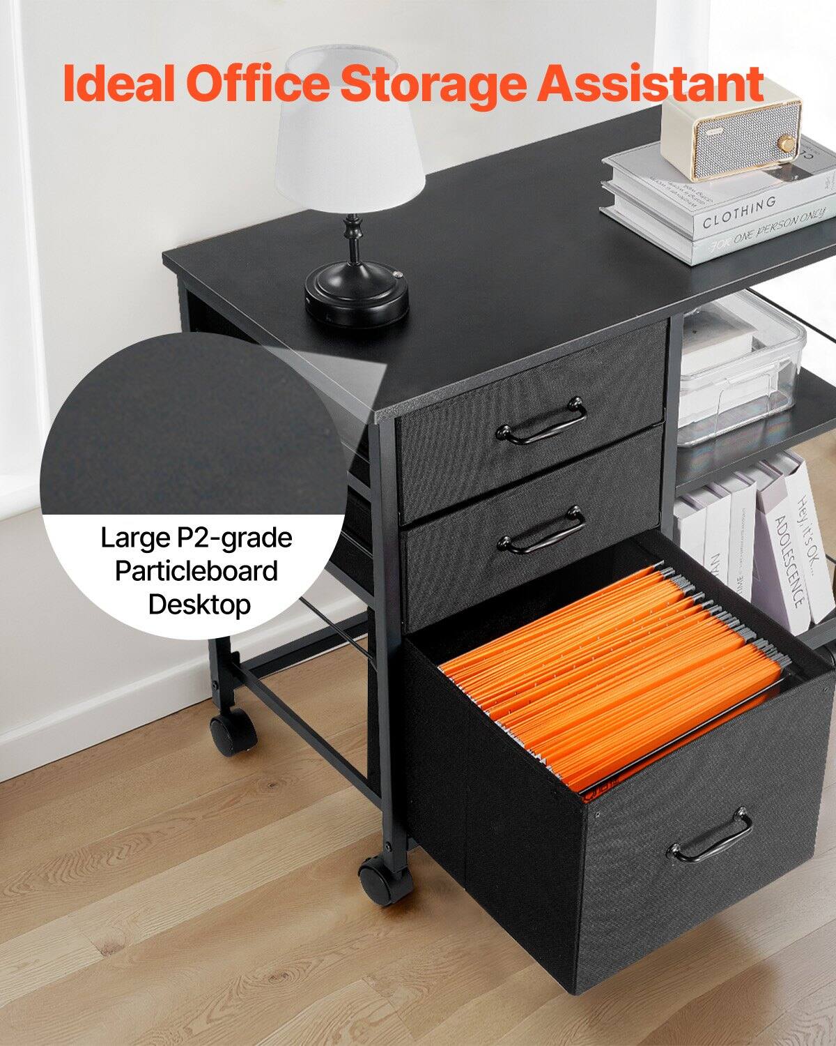 Ideal Office Storage Assistant

Large P2-grade Particleboard Desktop

CLOTHING FOR ONE PERSON ONLY

HEY IT'S OK... ADOLESCENCE