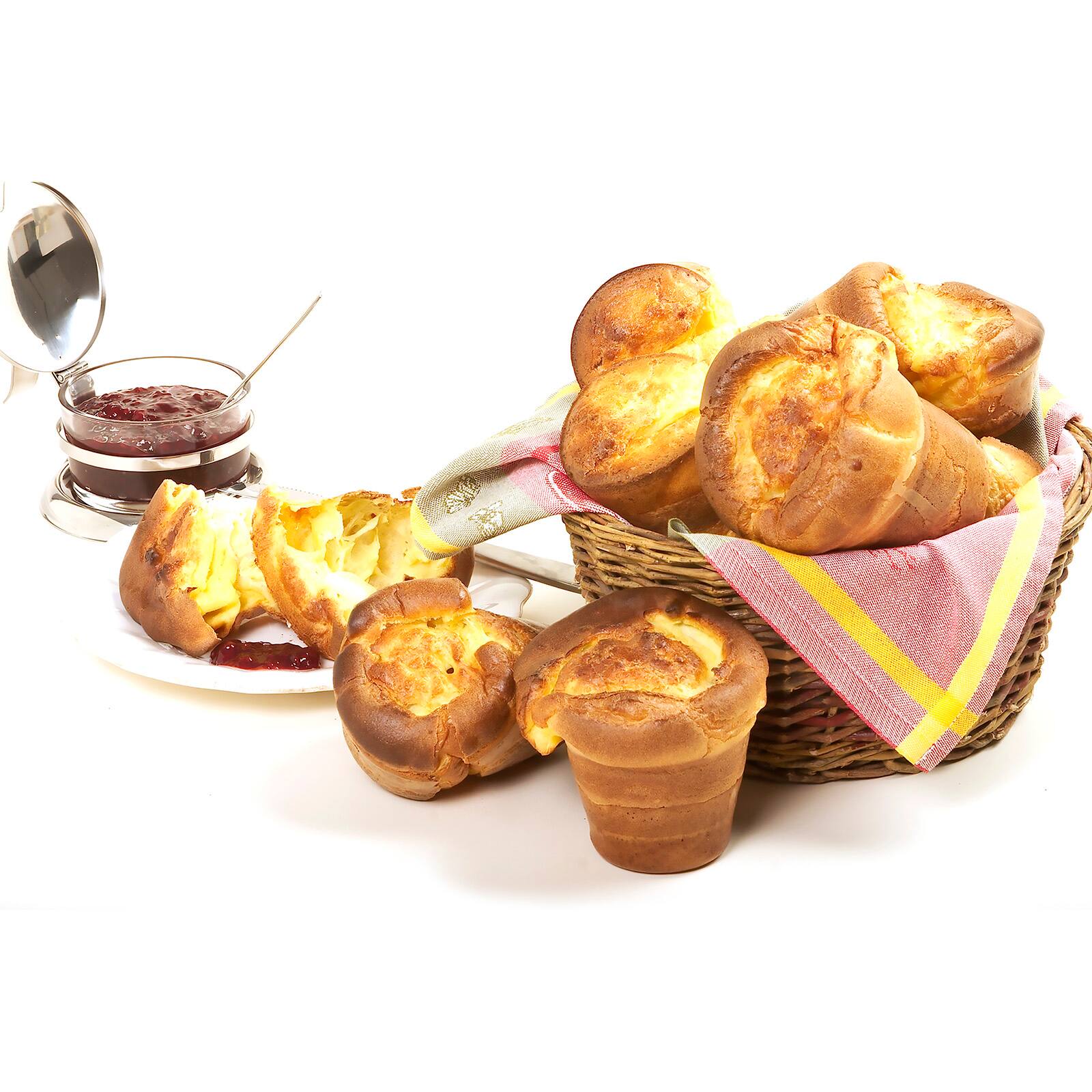 Alt View 4. Norpro - Nonstick Linking Popover Pan, Small, 6-Well Mini Popover Tray - Black.