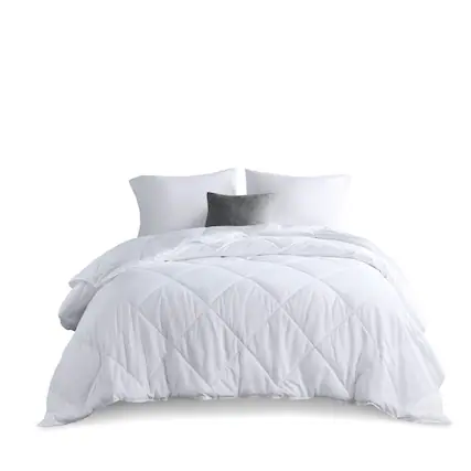 Front. Gracie Mills - Gracie Mills Brielle Oversized Down Alternative Comforter - White.
