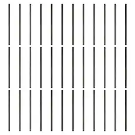 Unique Bargains - HB Pencil, 36pcs Graphite Pencil 7mm Thin Wood Round for Office, Writing, Drawing, Small Hand - Black