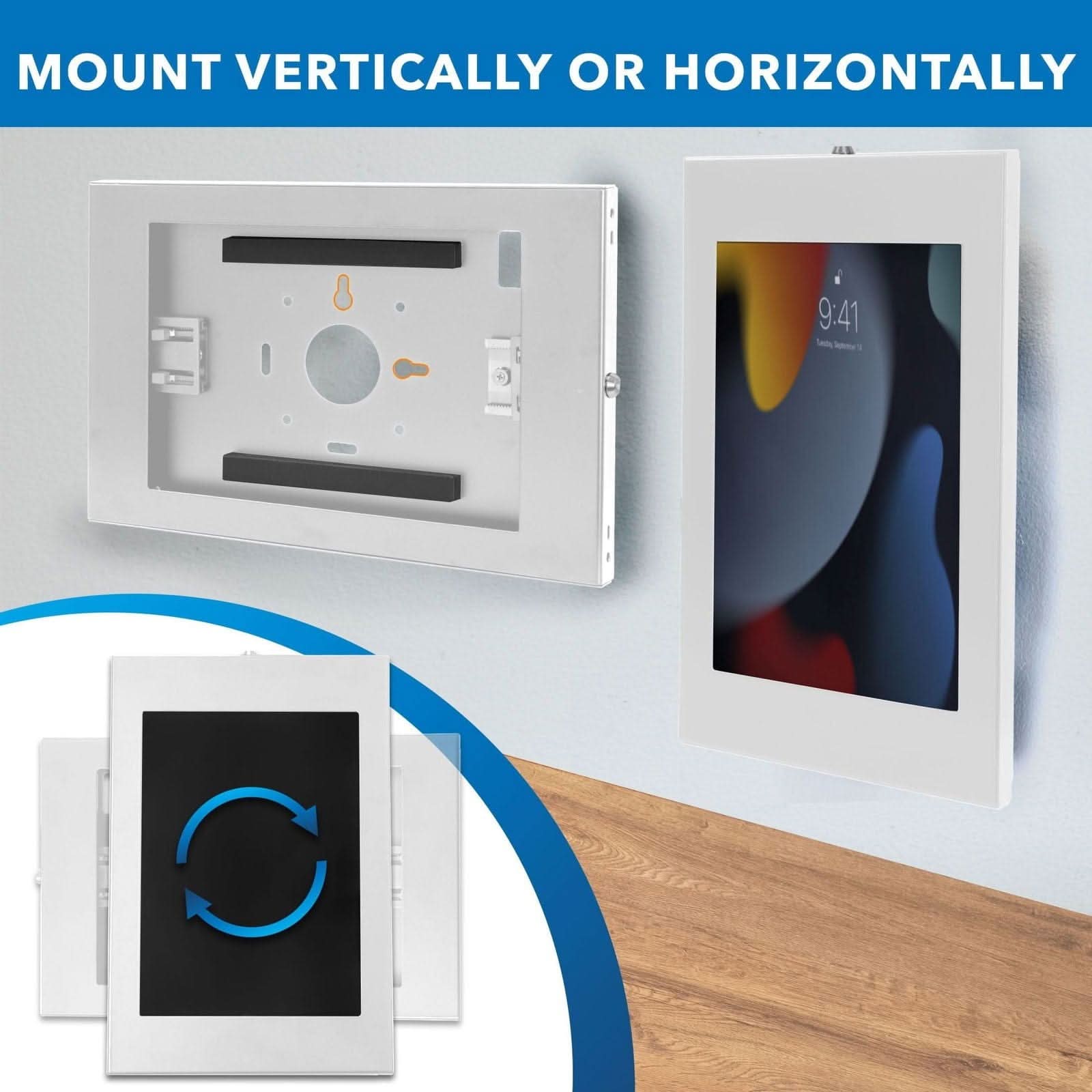 MOUNT VERTICALLY OR HORIZONTALLY