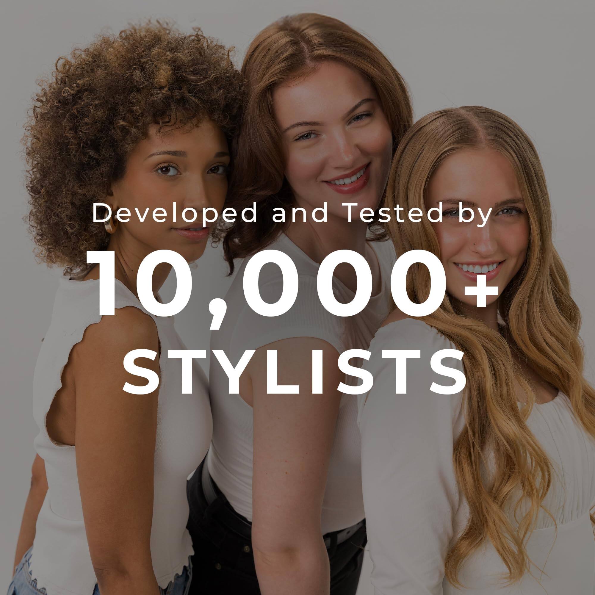 Developed and Tested by  
10,000+  
STYLISTS