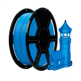 Flashforge - High Speed PLA 3D Printer Filament-1.75mm-1kg (2.2 lbs) Spool - Cyan