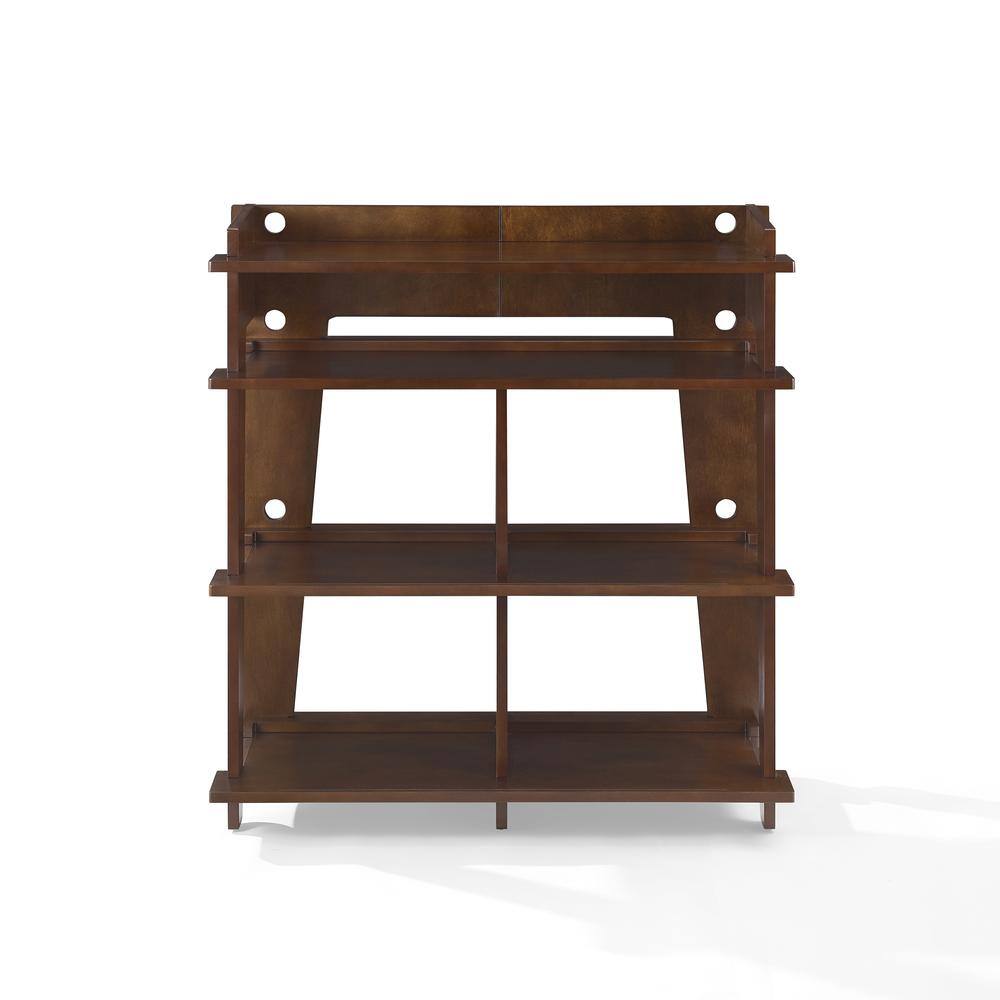 Alt View 1. Crosley Furniture - Soho Record Storage Console - Mahogany.