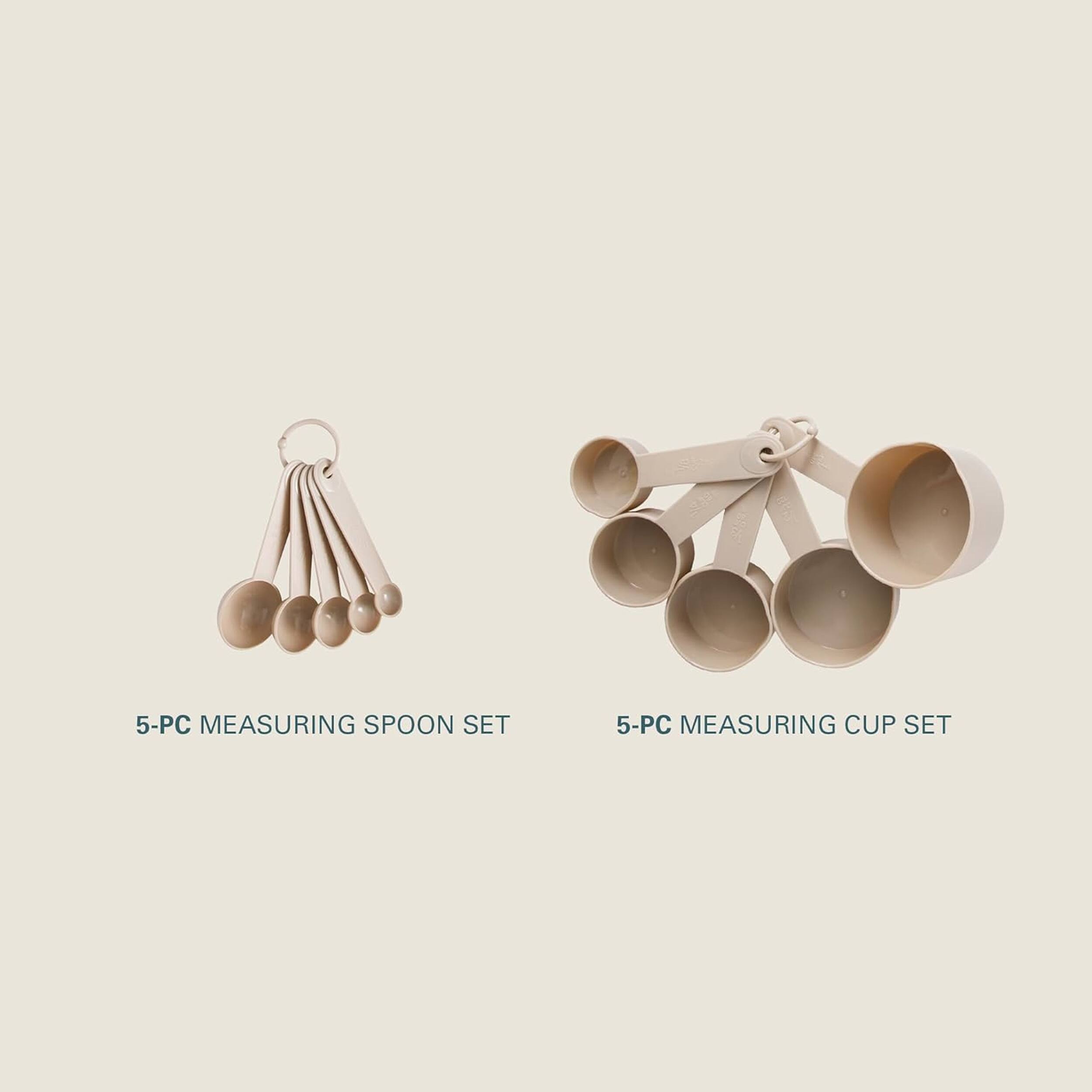 5-PC MEASURING SPOON SET  
5-PC MEASURING CUP SET