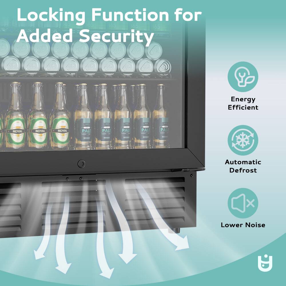 Locking Function for Added Security

Energy Efficient

Automatic Defrost

Lower Noise