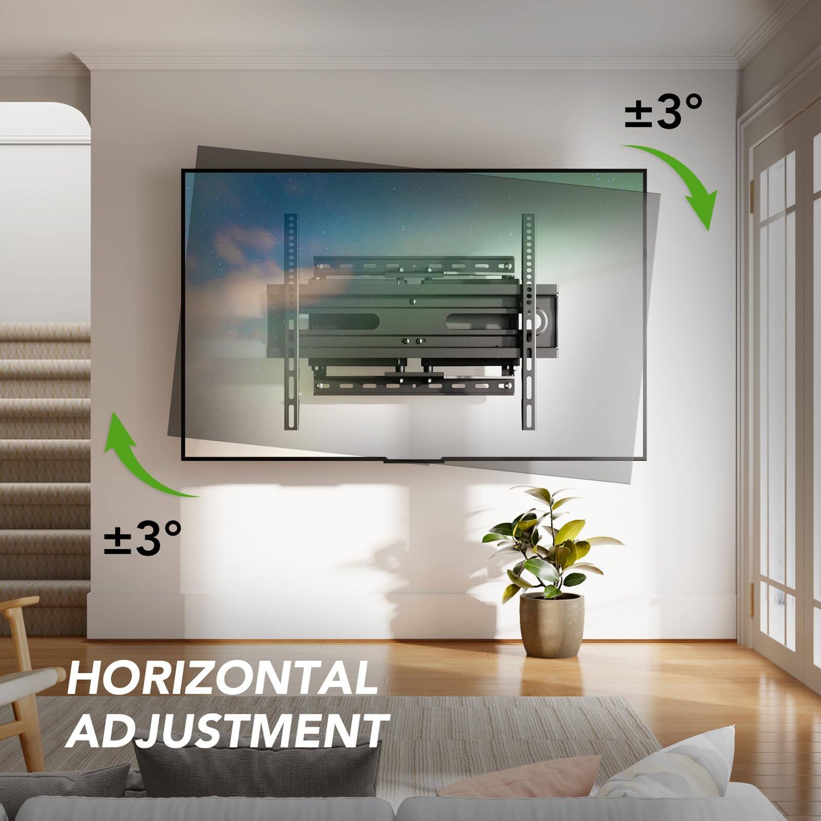 HORIZONTAL ADJUSTMENT

±3°

±3°