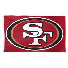 WinCraft - San Francisco 49ers 3' x 5' Primary Logo Single-Sided Flag - Multicolor