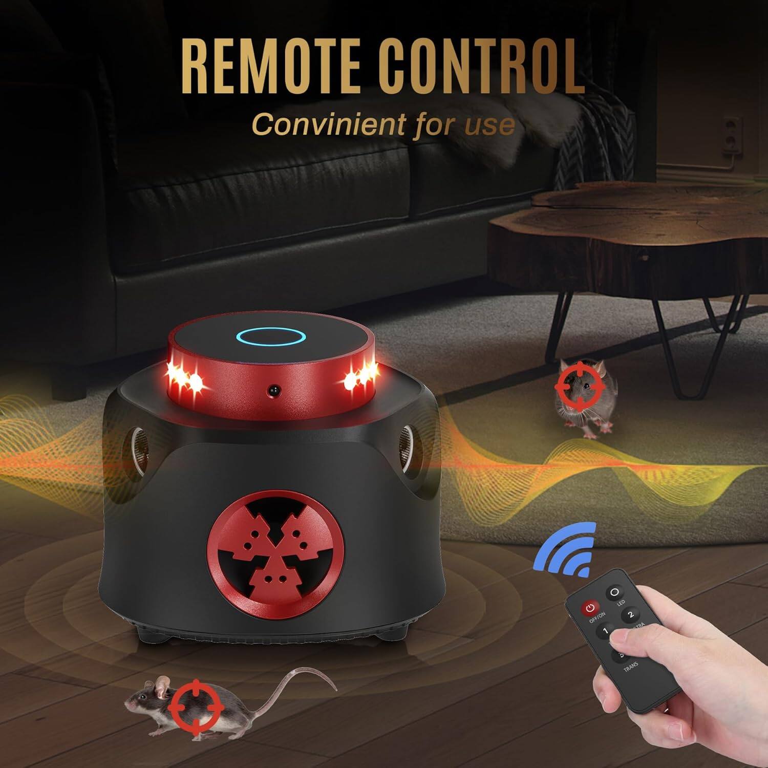 REMOTE CONTROL  
Convenient for use