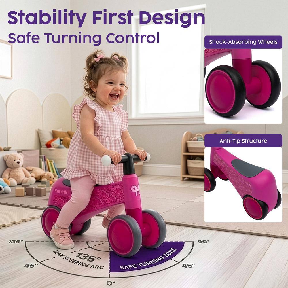 Stability First Design  
Safe Turning Control  
Shock-Absorbing Wheels  
Anti-Tip Structure  

135°  
MAX STEERING ARC  
SAFE TURNING ZONE  
45°  
90°  
45°