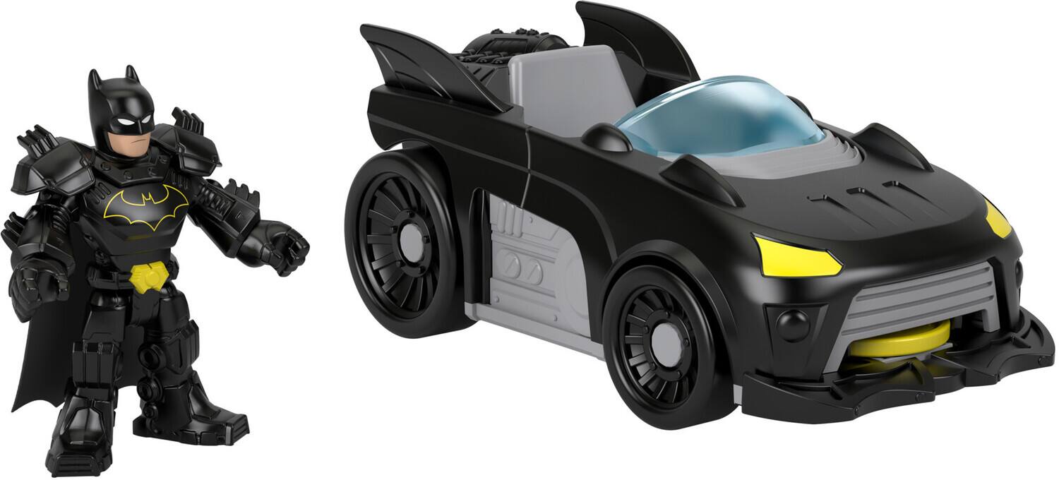 Alt View 4. Fisher Price - Fisher Price - Imaginext DC Super Friends: Metal Force Batmobile Vehicle   - Collectibles - Multicolor.