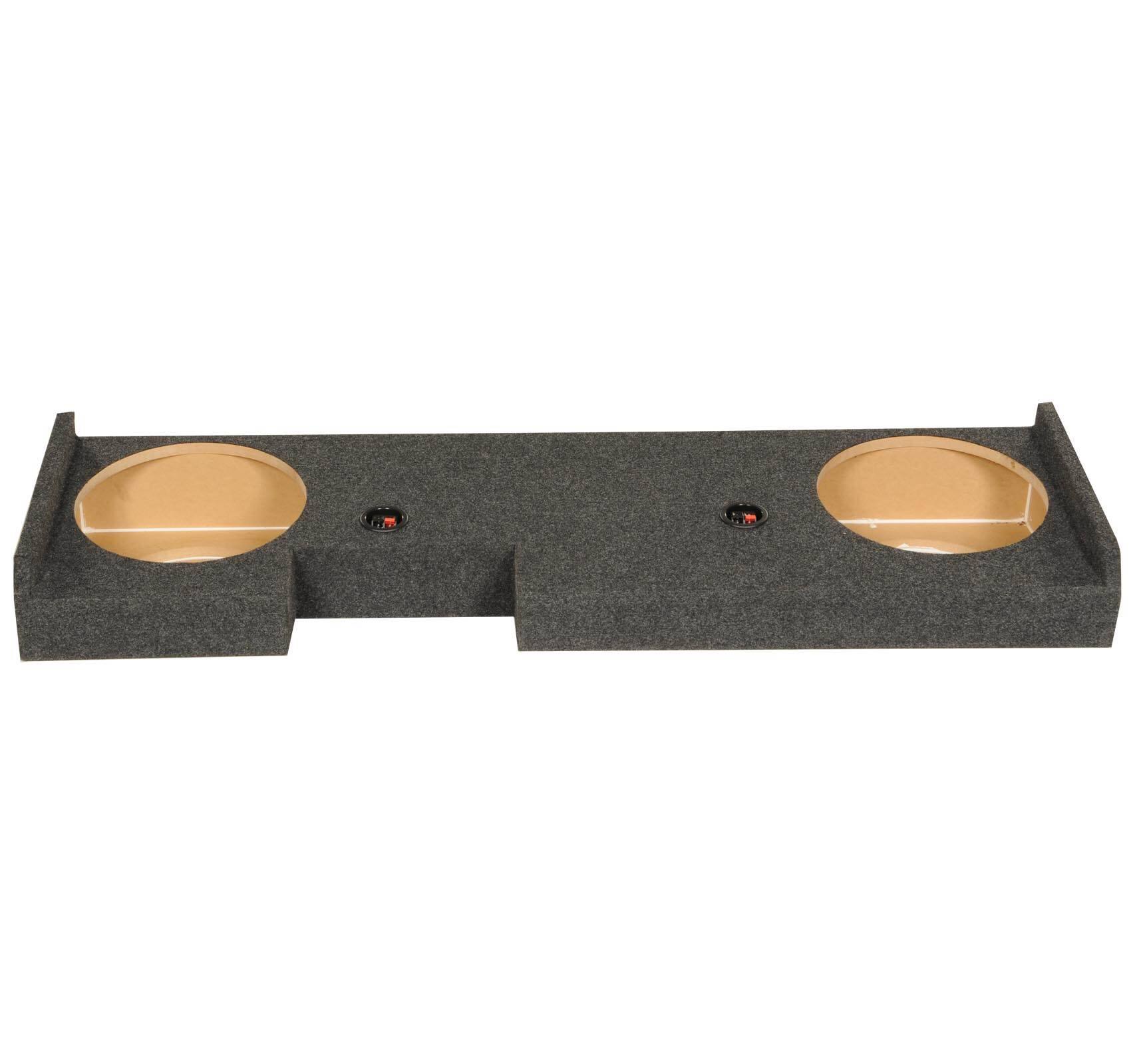 Alt View 3. QPower - QPower Dual 12" Sub Box - Chevy Silverado Crew Cab & GMC Sierra Crew Cab 14-18.