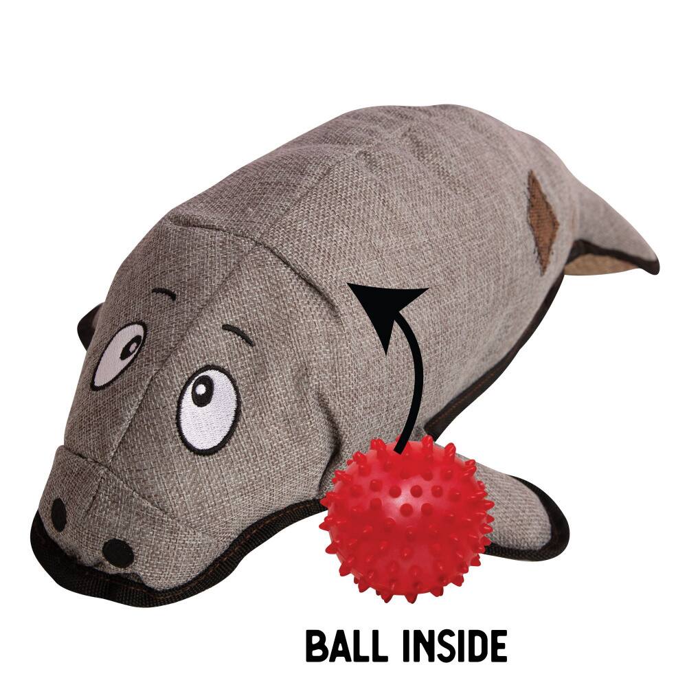 KONG Snugarooz Murray the Manatee Plush Dog Toy in Plush Dog Toy Gray ...