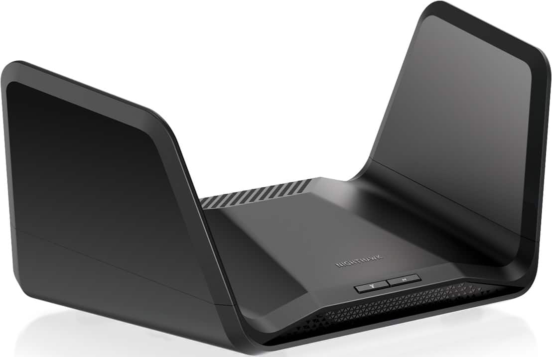 Angle. NETGEAR - Nighthawk AXE7800 Tri-Band Wi-Fi Router - Black.