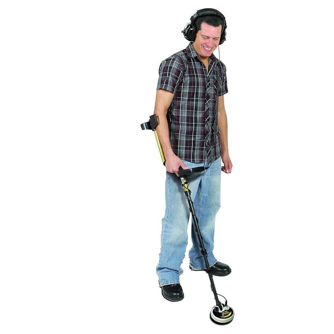 Angle. Fisher - Fisher Labs Gold Bug Metal Detector, Black (GOLDBUG).