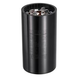 Unique Bargains - CD60 Motor Run Capacitor, 590-708uF MFD AC125V, 50-60Hz, for Electric Motor, 46x86mm - Black