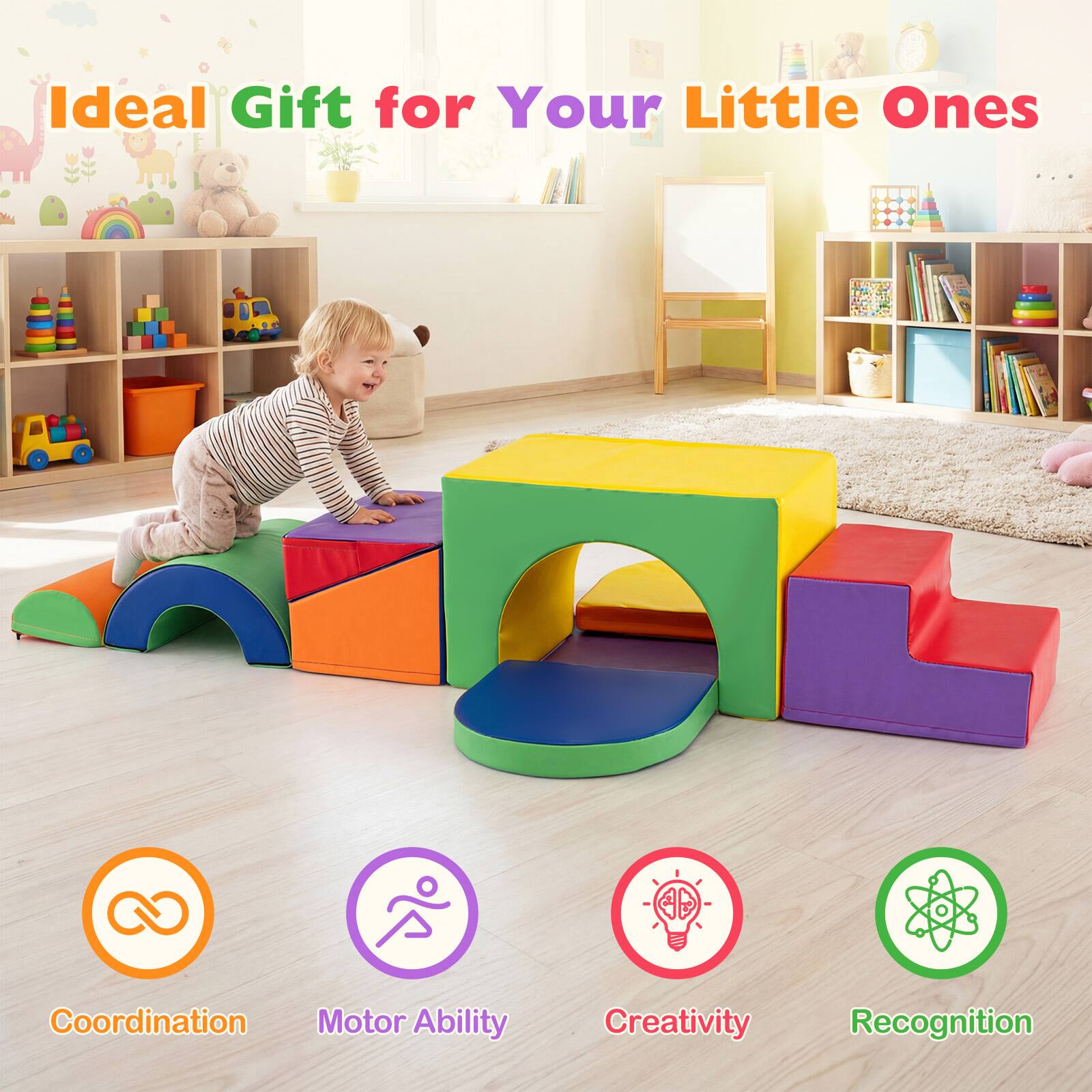 Ideal Gift for Your Little Ones

Coordination  
Motor Ability  
Creativity  
Recognition