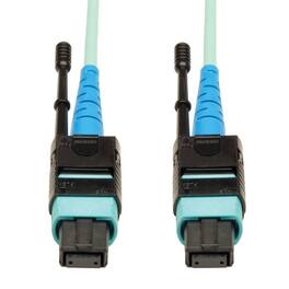 Eaton Tripp Lite Series N846-02M-24-P 100G MTP/MPO Multimode OM3 Plenum-Rated Fiber Optic Cable - 6.6-feet (2m) - Aqua