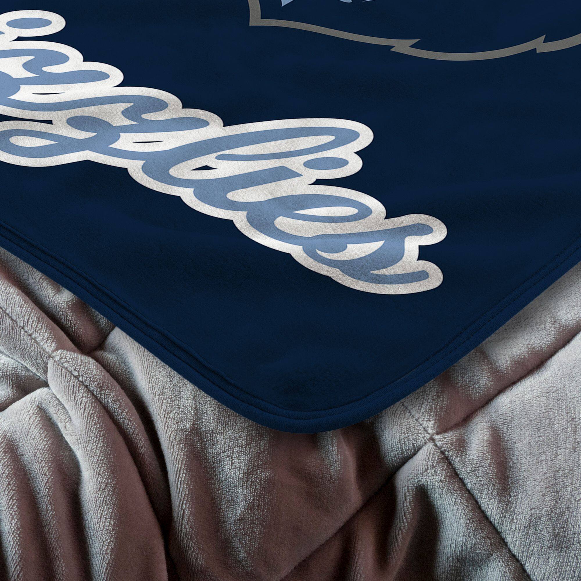 Alt View 1. Sweet Home Collection - NBA Memphis Grizzlies 46" x 60" Microfiber Plush Throw Blanket - Blue.