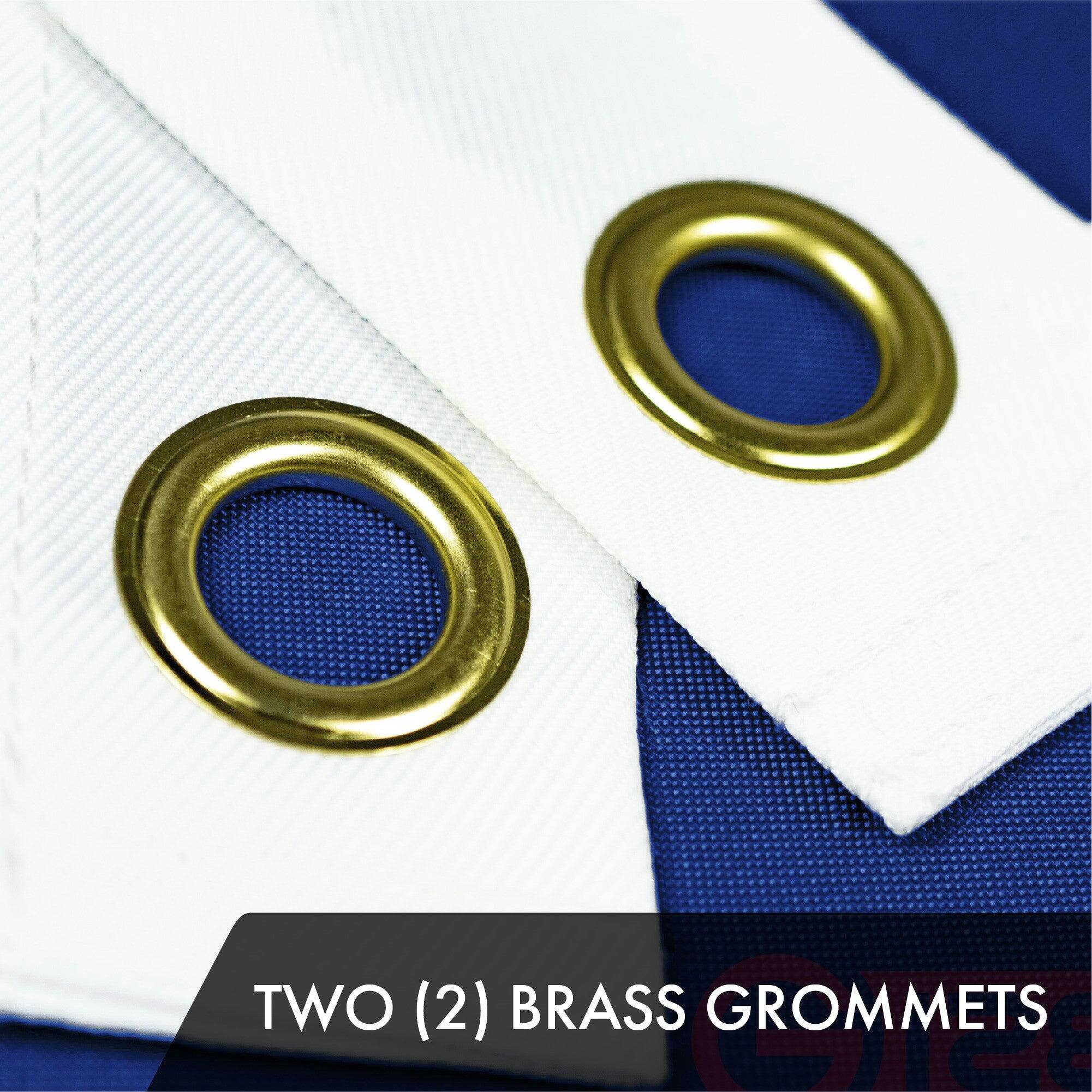 TWO (2) BRASS GROMMETS