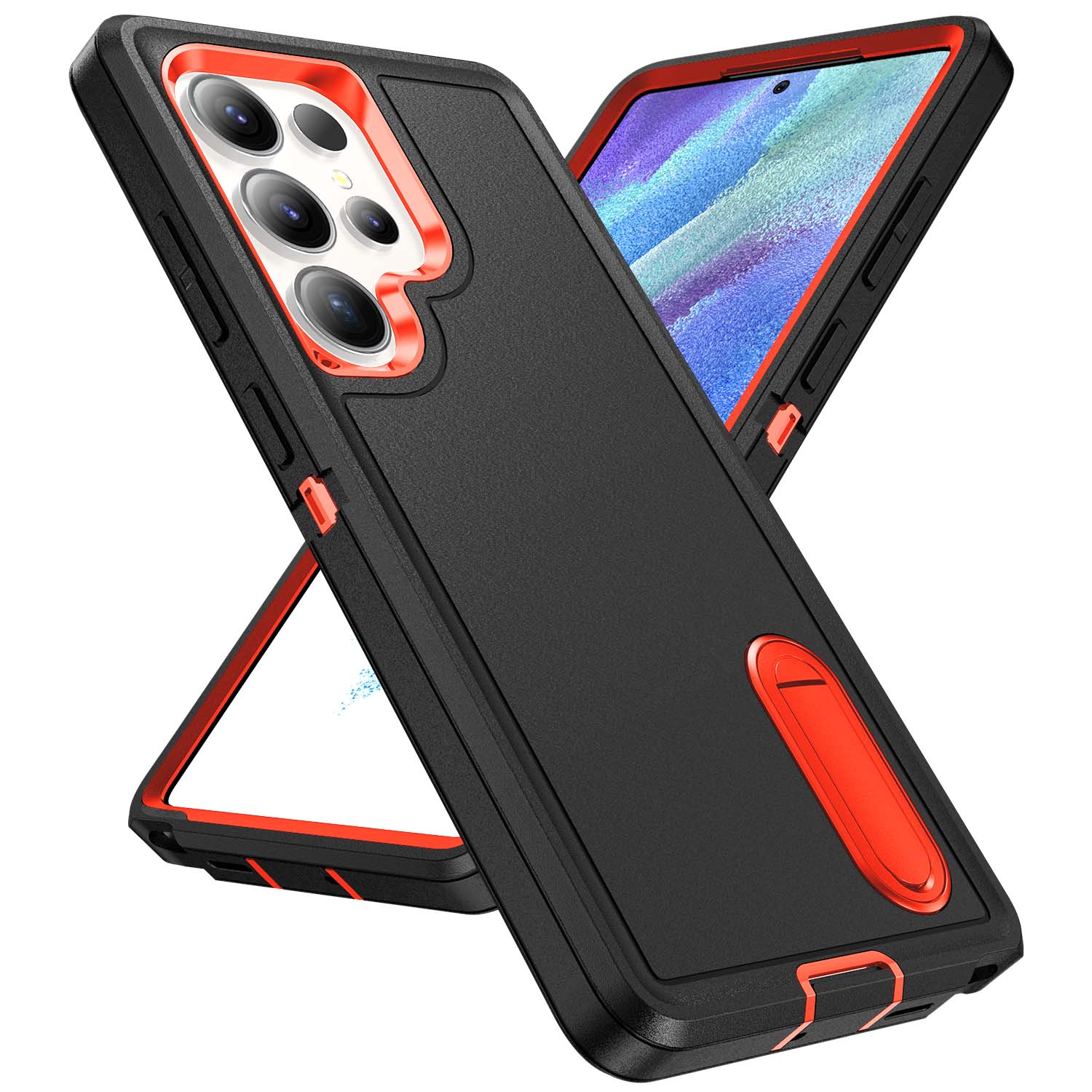 Black/Orange