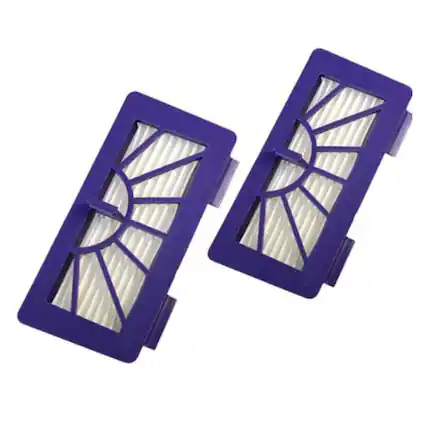 Front. HQRP - HQRP 2-Pack Vacuum Filter Replacement for Neato XV-11 XV-12 XV-14 XV-15 XV-21 XV-25 Botvac XV Signature Robot, 945-0048.