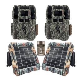 Browning - Trail Camera-Dark Ops Pro DCL NANO Bundle with Solar Power (2-Pack)
