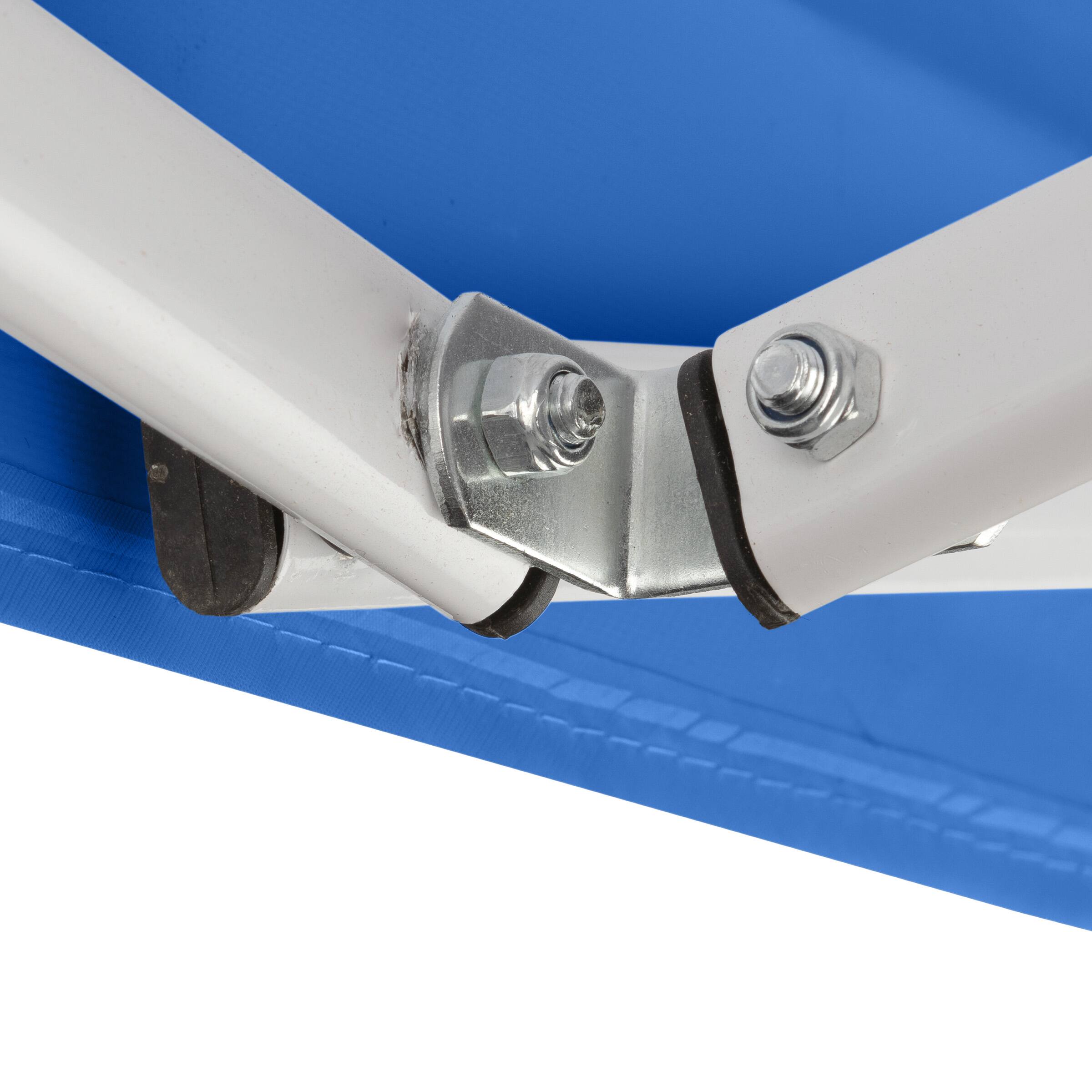 Alt View 4. Stalwart - 10x10 ft Pop Up Canopy Tent - Blue.