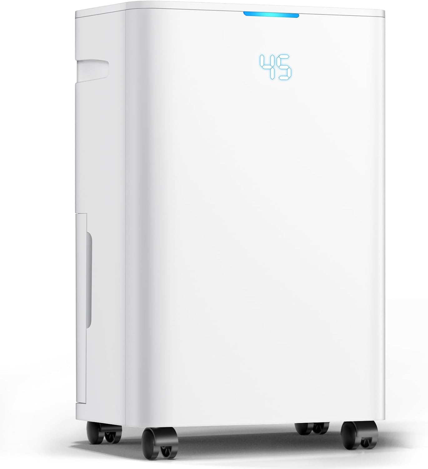 Front. Tolife - V2 Compressor Dehumidifier with Humidity Control and Drain Hose - White.