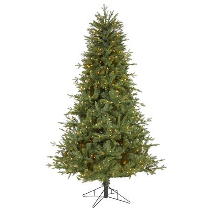 Front. BreeBe - 6.5' New Hampshire Spruce Xmas Tree w/500 and 1074 Tips - Green.