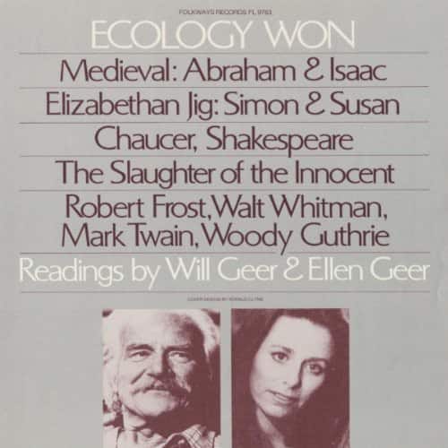 Will Geer - Ecology Won: Readings By Will Geer and Ellen Geer   - COMPACT DISCS [CD] price history on PriceWatchPro