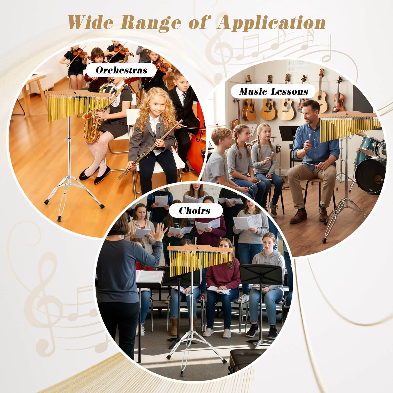 Wide Range of Application  
Orchestras  
Music Lessons  
Choirs