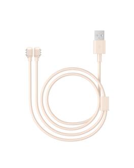 eufy - Original Magnet Charging Cable for Wearable Breast Pump S1/S1 Pro - Brown
