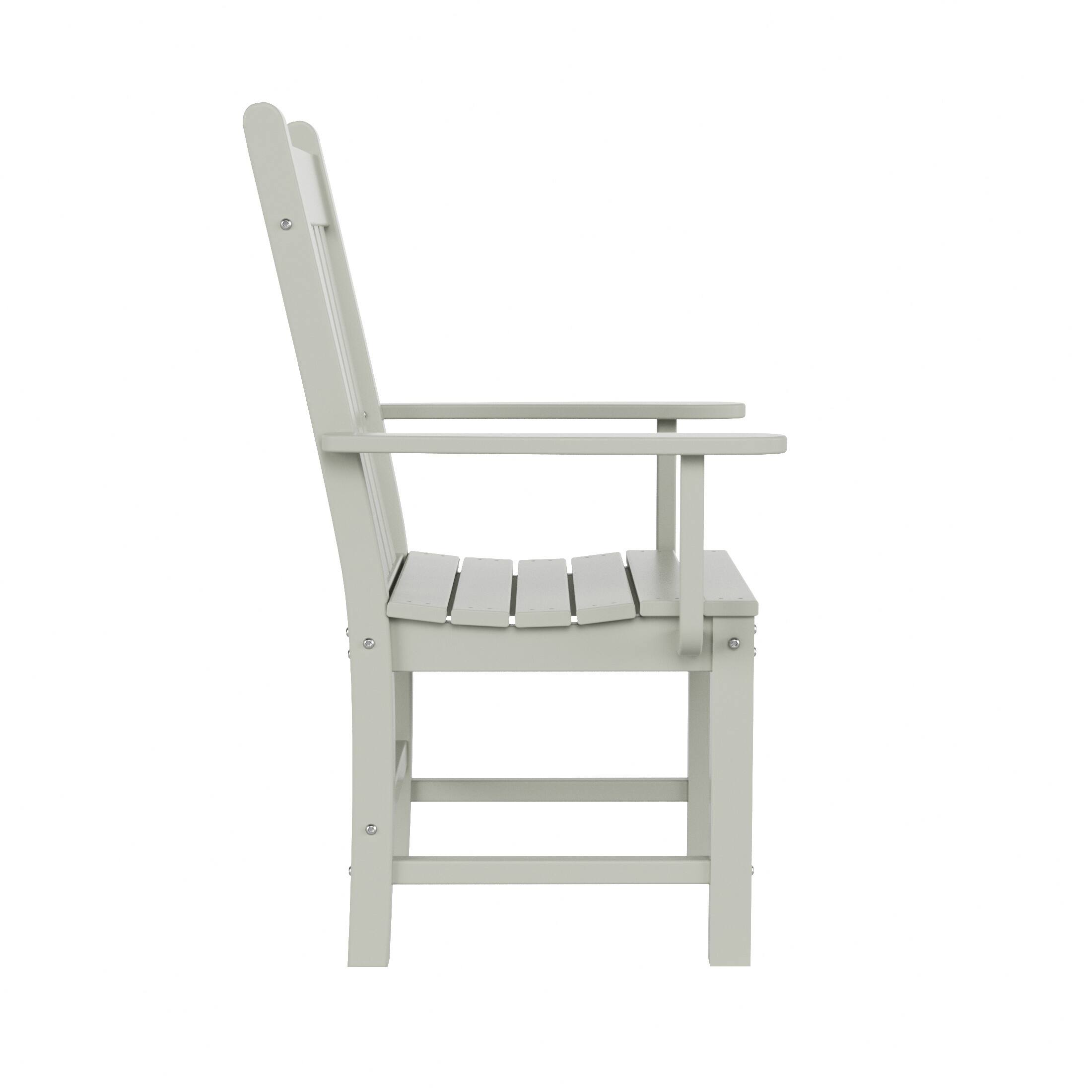 Alt View 1. WestinTrends - WestinTrends Malibu Outdoor Patio Dining Armchair - Sand.