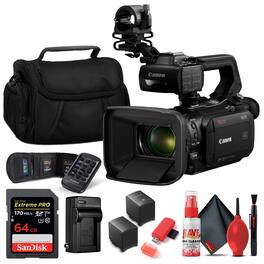 Canon - XA70 Camcorder + 64GB Card, Extra Battery/Charger & more accessories