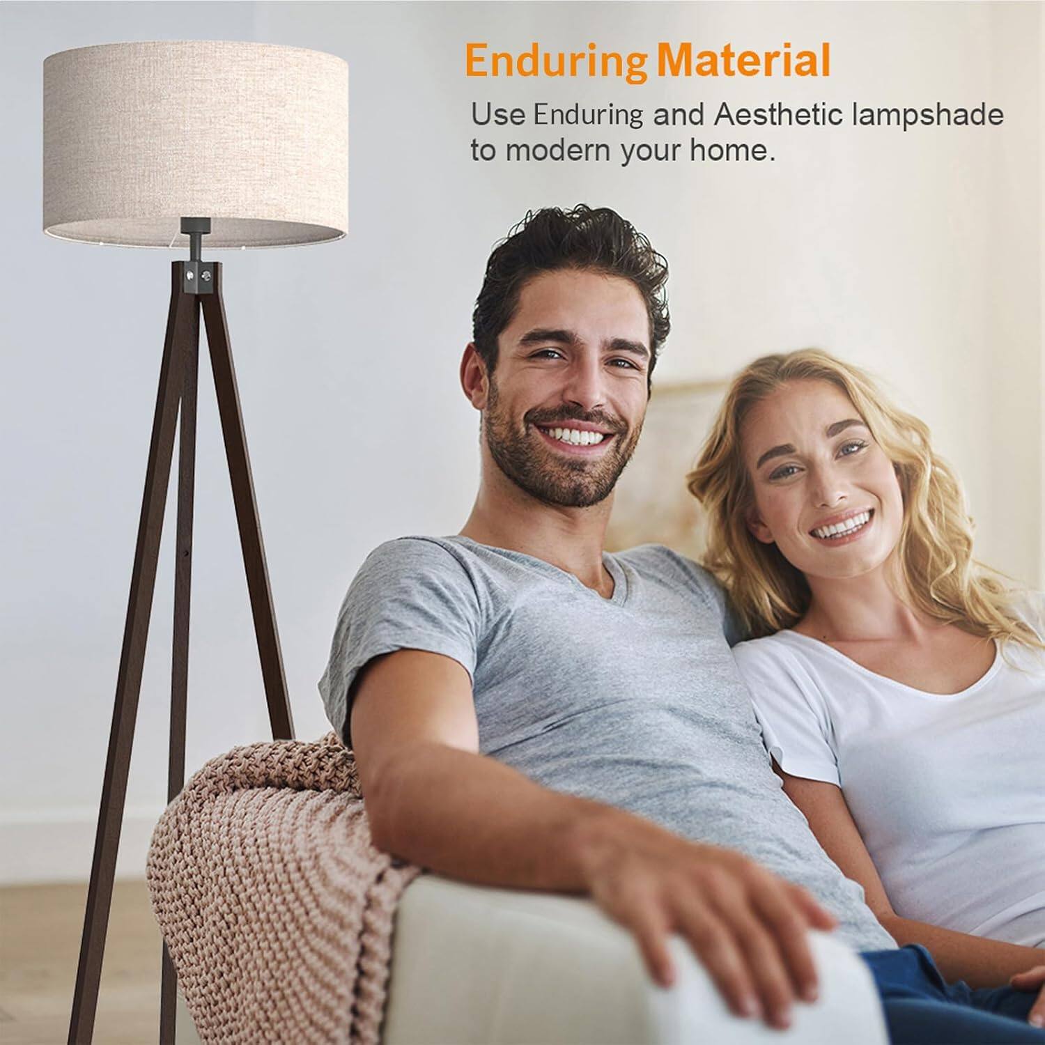 Enduring Material  
Use Enduring and Aesthetic lampshade to modern your home.