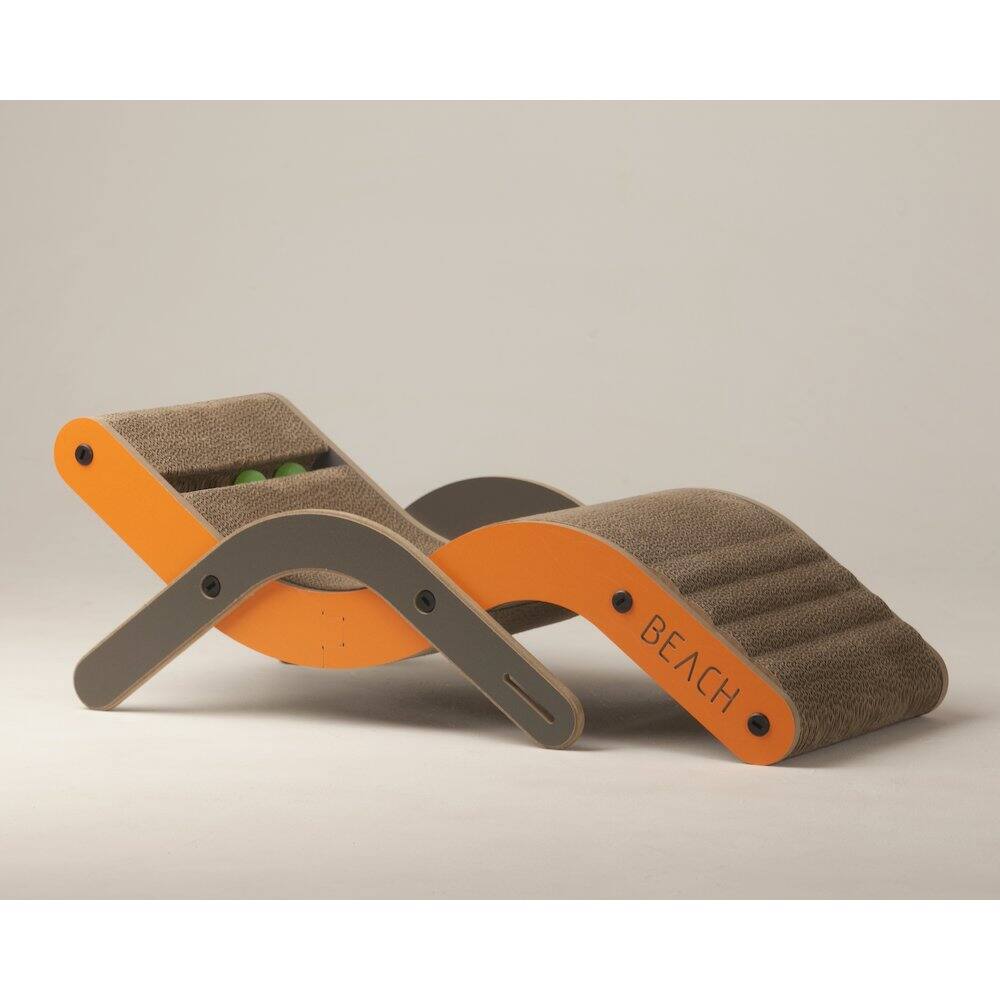 New Age Pet - Purr and Play Kitty Lounge Scratcher, Small - Gray price history on PriceWatchPro