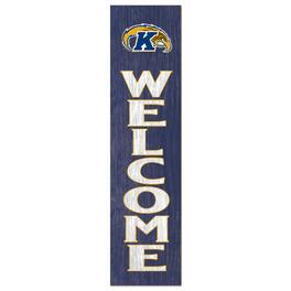 Jardine - Kent State Golden Flashes 12'' x 48'' Welcome Leaner - Blue