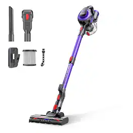Yaber - L10 Cordless Vacuum, 56AW Strong Suction & 2 Working Modes,170W High-Performance Motor,35 Mins Battery Life - Purple