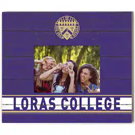 Jardine - Loras College Duhawks 11'' x 13'' Team Spirit Scholastic Picture Frame - Purple