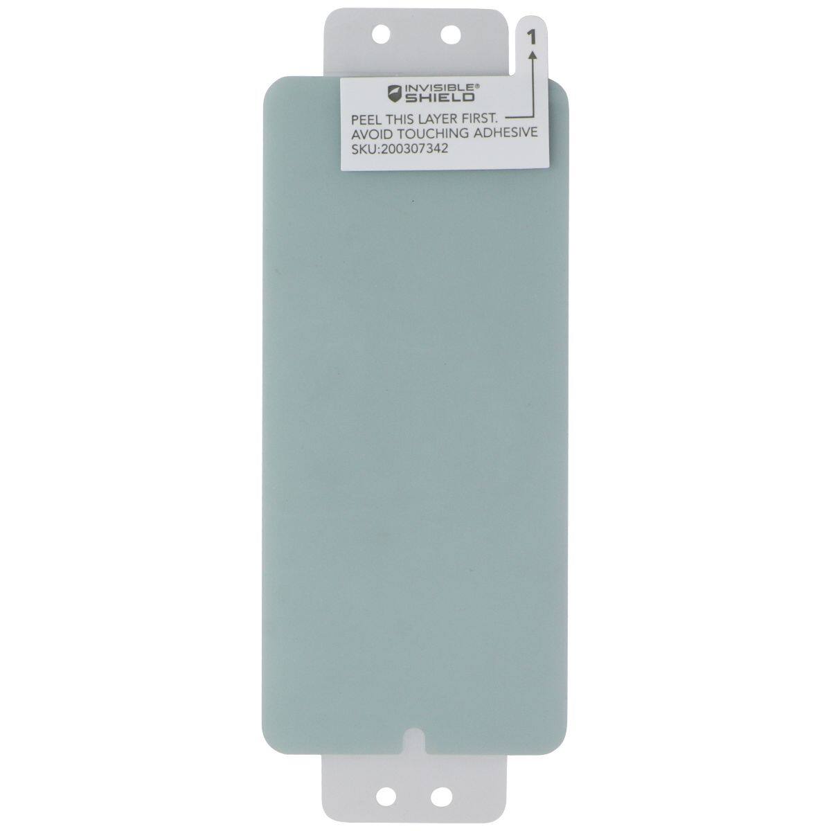 1 INVISIBLE SHIELD  
PEEL THIS LAYER FIRST.  
AVOID TOUCHING ADHESIVE  
SKU: 200307342