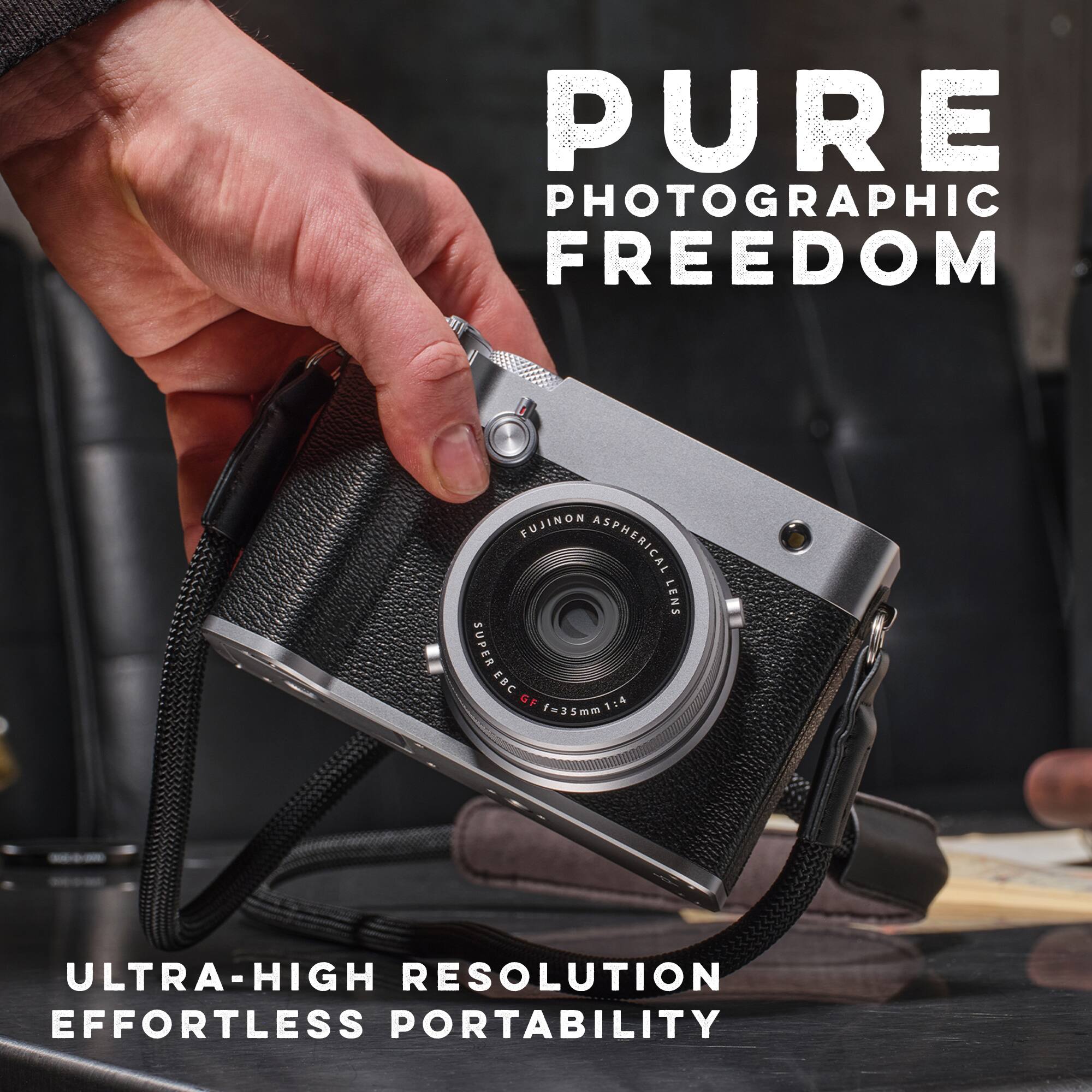 PURE PHOTOGRAPHIC FREEDOM

FUJINON ASPHERICAL LENS SUPER EBC GF:4 35mm

ULTRA-HIGH RESOLUTION
EFFORTLESS PORTABILITY
