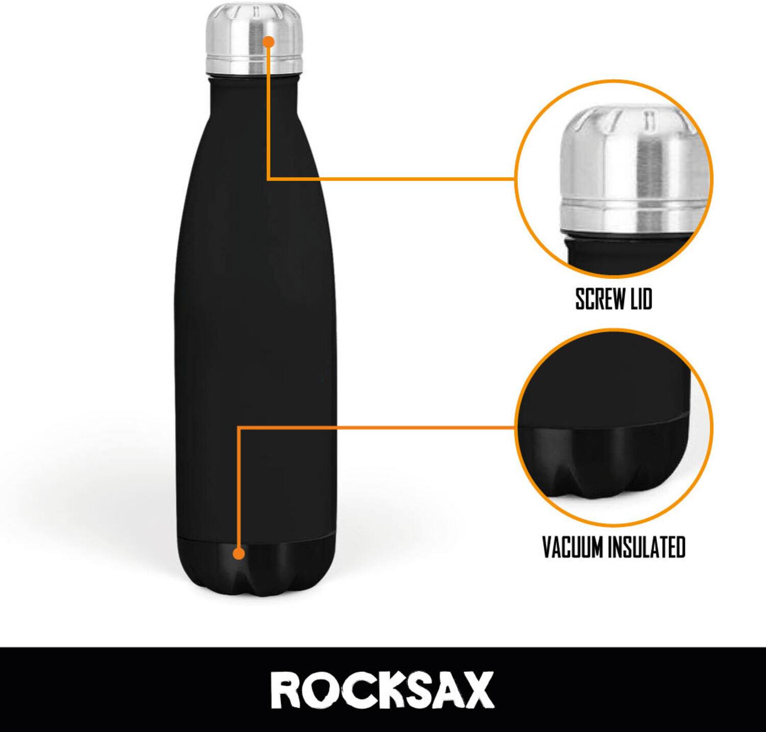 ROCKSAX

- SCREW LID
- VACUUM INSULATED