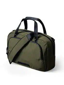 ALPAKA - Bravo Brief 16 Inch Laptop Briefcase,Messenger Bag for Men and Women, Business Shoulder Bag for Work Travel - Green Axoflux 400D Ripstop Nylon