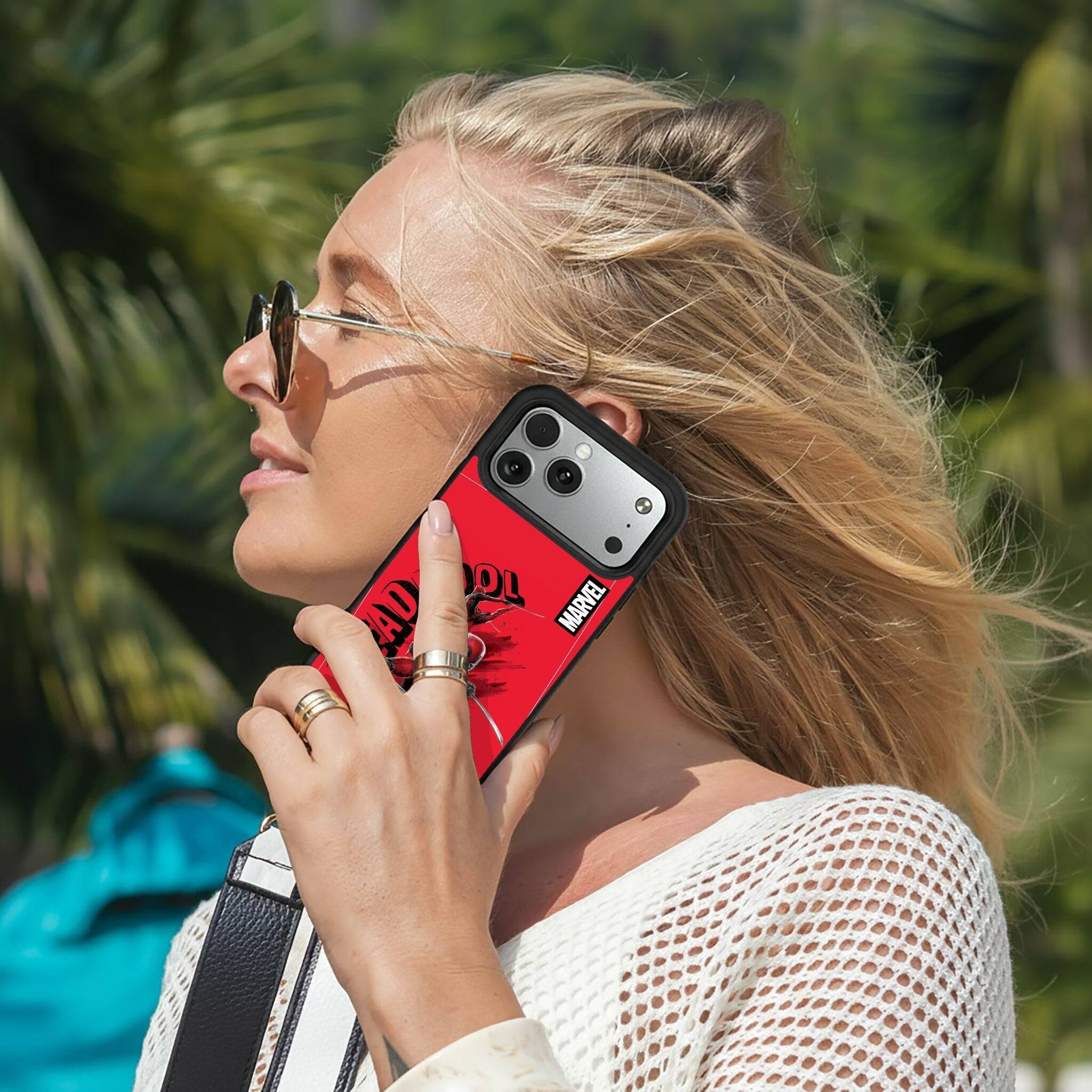 Alt View 1. Keyscaper - Marvel Cover Art Bump Phone Case - Apple iPhone Air - Deadpool.