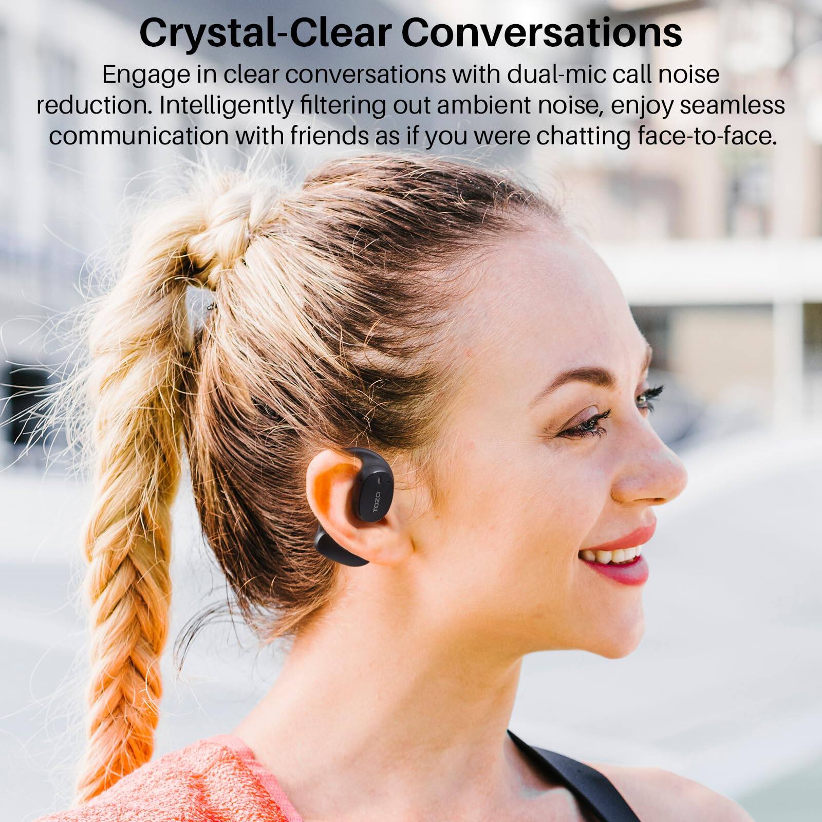 Crystal-Clear Conversations
Engage in clear conversations with dual-mic call noise reduction. Intelligently filtering out ambient noise, enjoy seamless communication with friends as if you were chatting face-to-face. TORO
