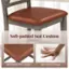Soft-padded Seat Cushion Skin-friendly PVC Leather High-density Sponge