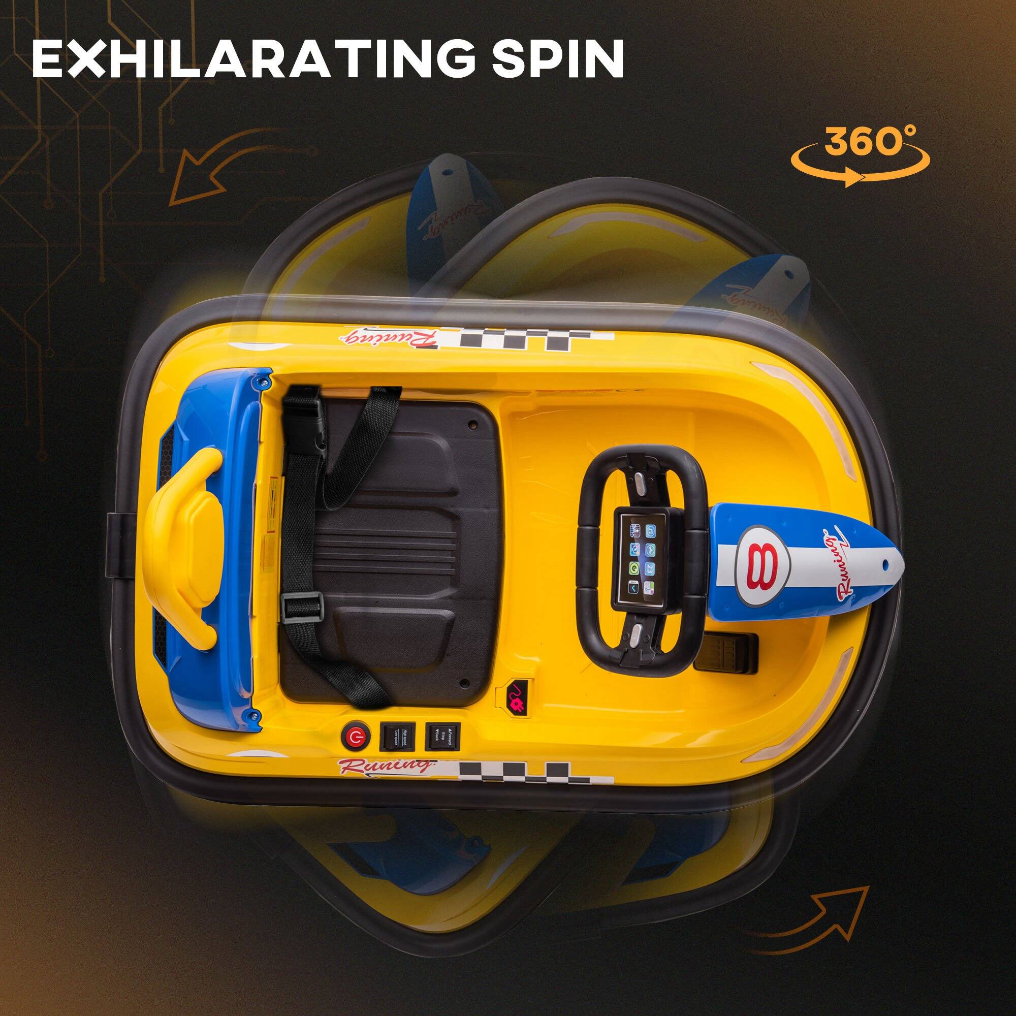 EXHILARATING SPIN  
360°