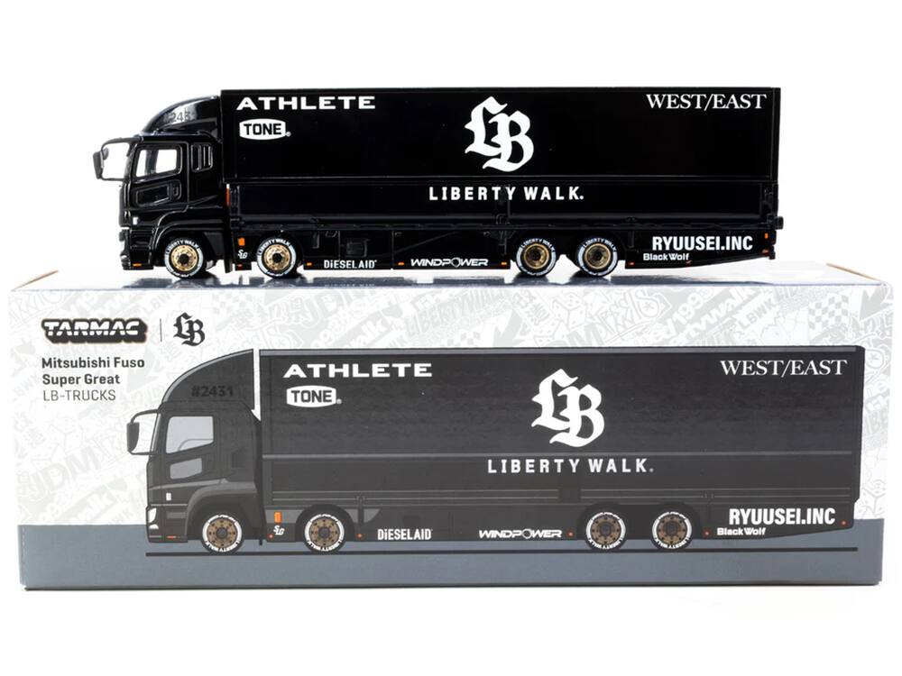 ATHLETE 2431 TONE LB LIBERTY WALK.  
WEST/EAST  
RYUUSEI.INC  
Black Wolf  
DIESELAID  
WINDPOWER  
TARMAC  
Mitsubishi Fuso  
Super Great  
LB-TRUCKS  
#2431